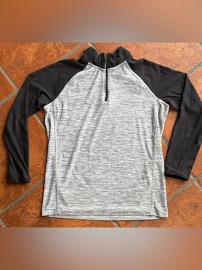 Old Navy Boys 1/4 Zip Long Sleeve Shirt, Size Large (10-12)